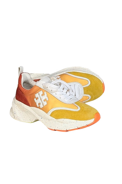 Tory Burch - Yellow, Orange, & Red Ombre Sneakers Sz 6.5 - Current Boutique