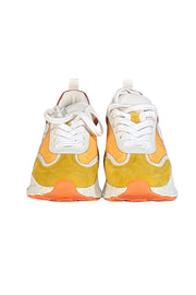 Tory Burch - Yellow, Orange, & Red Ombre Sneakers Sz 6.5 - Current Boutique
