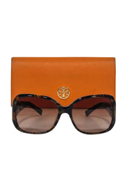 Current Boutique-Tory Burch - Brown Tortoise Large Sunglasses