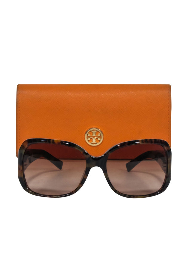 Current Boutique-Tory Burch - Brown Tortoise Large Sunglasses