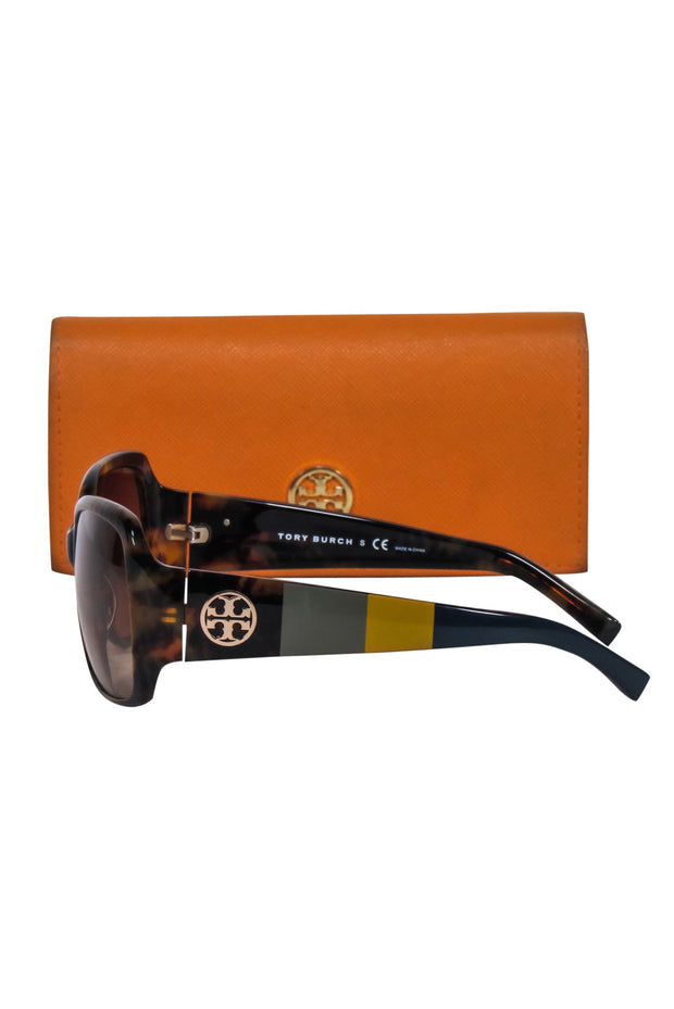 Current Boutique-Tory Burch - Brown Tortoise Large Sunglasses