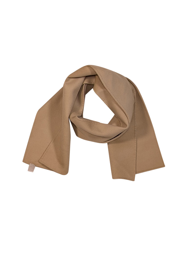 Current Boutique-Toteme - Beige Wool & Cashmere Blend Scarf