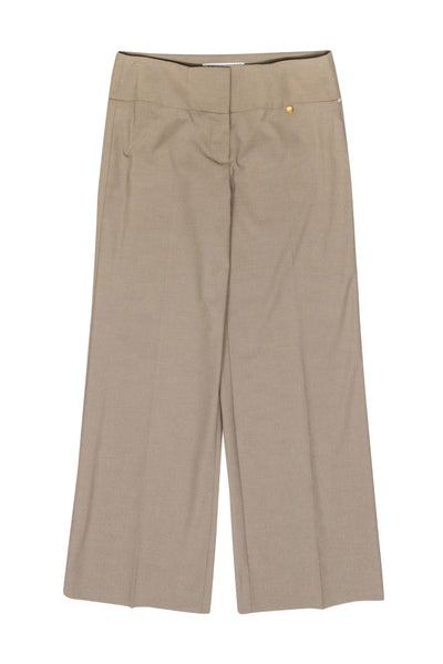 Current Boutique-Trina Turk - Beige Cropped Trousers Sz 2