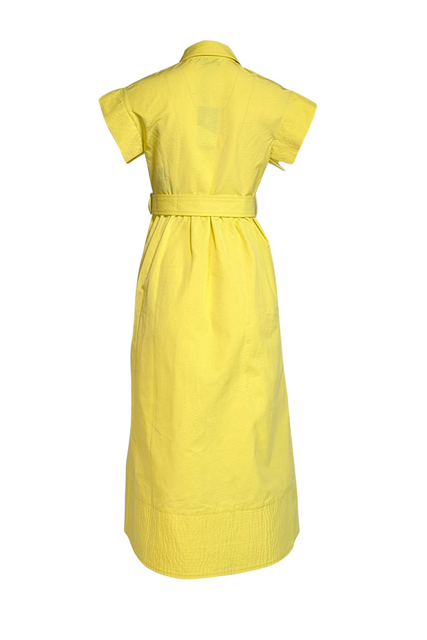 Tuckernuck - Citron Yellow "Chloe" Belted Dress Sz S - Current Boutique