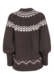 Current Boutique-Tuckernuck - Brown & Cream Fair Isle "Wren" Sweater Sz XS