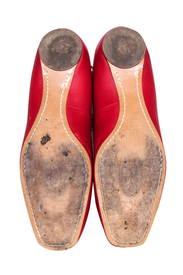 Current Boutique-Valentino - Red Ballet Gladiator Flats Sz 8.5