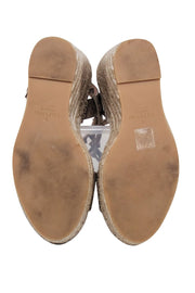Current Boutique-Valentino Garavani - Brown Metallic Wedges w/ Stud Accent Sz 6.5