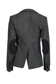 Veronica Beard - Green Herringbone Two-Button Blazer Sz 00 - Current Boutique