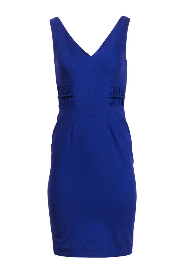Current Boutique-Versace - Purple Sleeveless Sheath Dress w/ Banded Waist Detail Sz 2