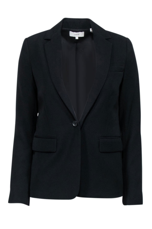 Current Boutique-Vince - Black Single Button Blazer Sz 2