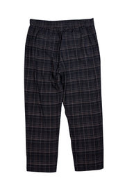 Vince - Black, Brown, & Beige Plaid Pants Sz L - Current Boutique