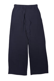 Vince - Navy Wide Leg Pull-On Pants Sz M - Current Boutique