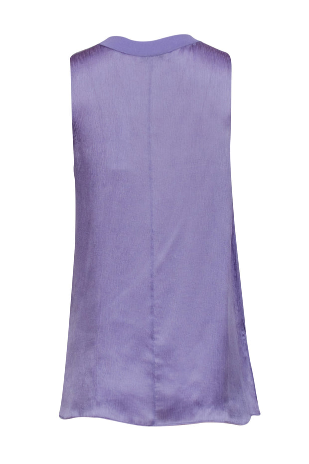 Current Boutique-Vince - Lavender Silk Sleeveless Blouse Sz M