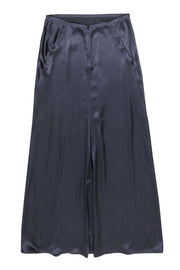 Current Boutique-Vince - Grey Satin Slip Maxi Skirt Sz 6