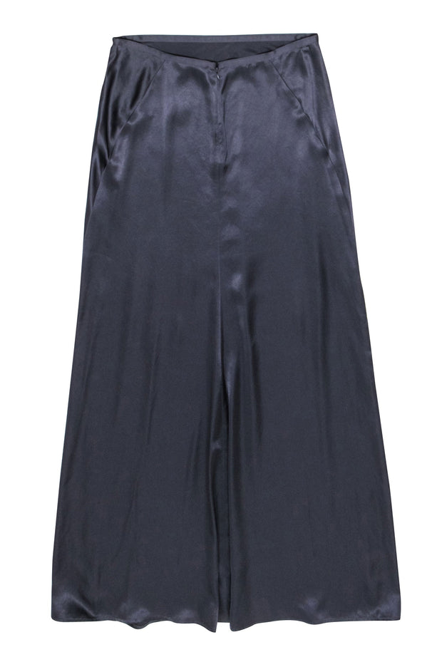 Current Boutique-Vince - Grey Satin Slip Maxi Skirt Sz 6