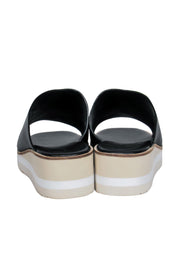 Current Boutique-Vince - Black Leather Slide Sandals Sz 9