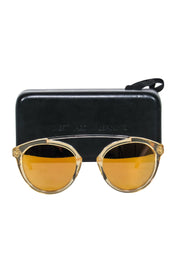 Current Boutique-Westward Leaning - Yellow Lens & Gold Frame Sunglasses