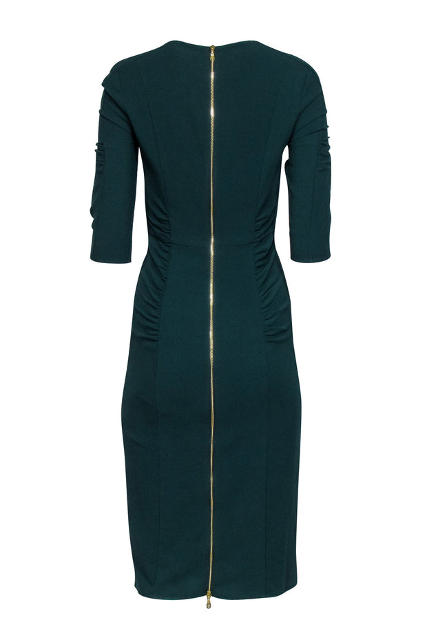 Current Boutique-Whistles - Green "Textured Izzey" Bodycon Dress Sz 6