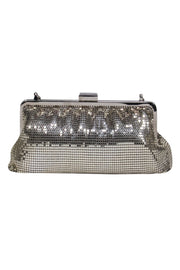 Current Boutique-Whiting & Davis - Silver & Gold Iridescent Chainmail Coin Purse
