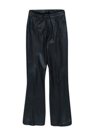 Current Boutique-Wilsons Leather - Black Leather Seamed Straight-Leg Pants Sz 2