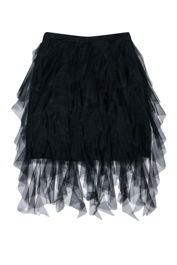 Current Boutique-Worth New York - Blue Tulle Layered Skirt Sz 4