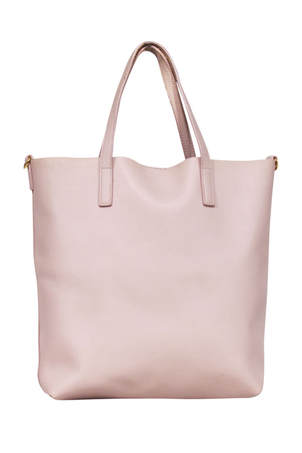 Current Boutique-Yves Saint Laurent - Blush Pink Leather Satchel Bag