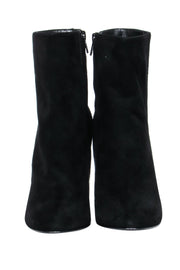 Current Boutique-Saint Laurent - Black Suede Booties Sz 8.5