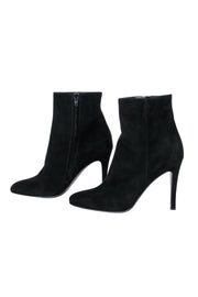 Current Boutique-Saint Laurent - Black Suede Booties Sz 8.5