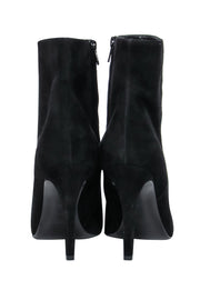 Current Boutique-Saint Laurent - Black Suede Booties Sz 8.5