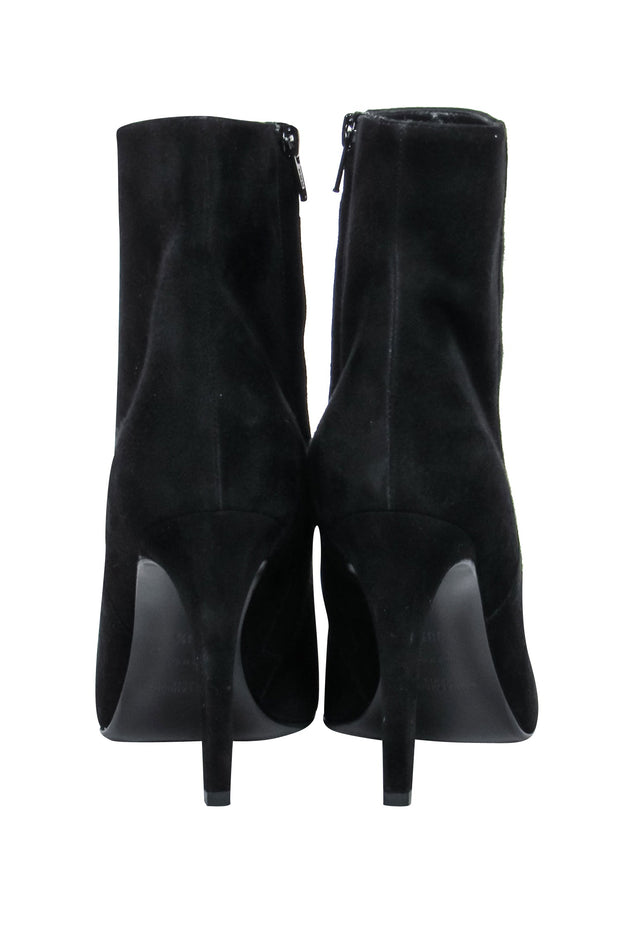 Current Boutique-Saint Laurent - Black Suede Booties Sz 8.5