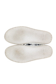 Current Boutique-Saint Laurent - Black & White Stripe Low Top Sneaker Sz 7.5