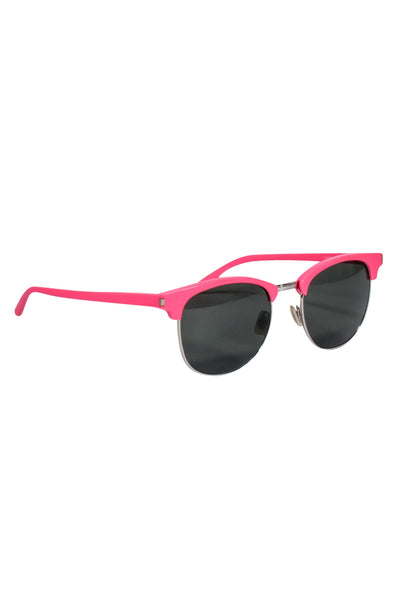 Current Boutique-Saint Laurent - Hot Pink Acrylic Sunglasses
