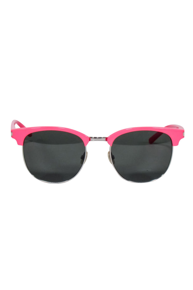 Current Boutique-Saint Laurent - Hot Pink Acrylic Sunglasses