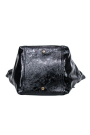 Current Boutique-Yves Saint Laurent - Black Patent Leather Downtown Tote