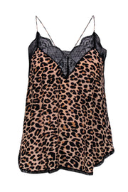 Current Boutique-Zadig & Voltaire - Leopard Print Cami w/ Lace Trim Sz XS