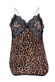Current Boutique-Zadig & Voltaire - Leopard Print Cami w/ Lace Trim Sz XS