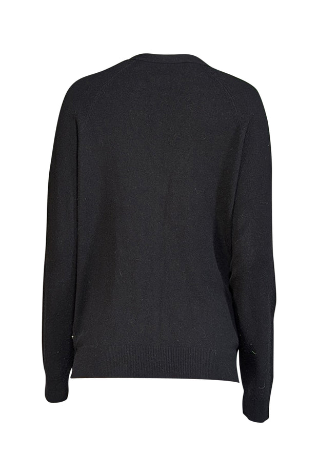 Current Boutique-Zadig & Voltaire - Black Wool & Cashmere Blend Cardigan w/ Studded Trim Sz M