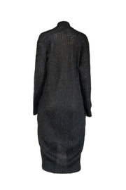 Current Boutique-Zadig & Voltaire - Hunter Green & Black Blend Open Front Cardigan Sz S