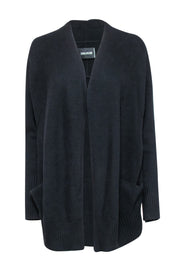 Current Boutique-Zadig & Voltaire - Black Cashemere Blend Cardigan w/ Rhinestone “Punk” Back Sz XS/S