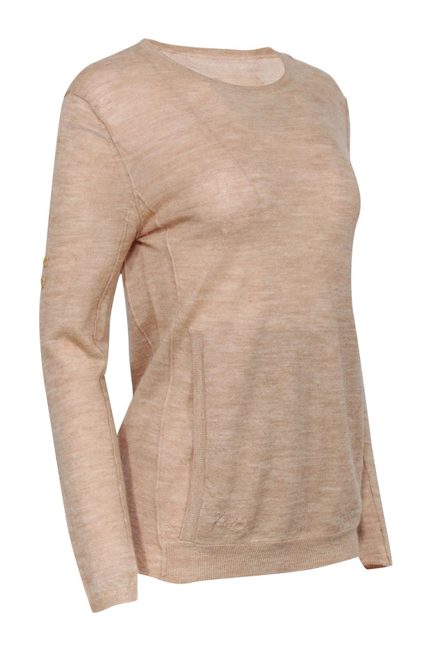 Current Boutique-Zadig & Voltaire - Beige Light Weight Sweater Sz M