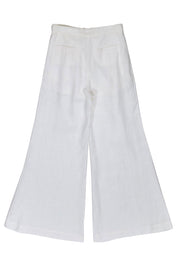 Current Boutique-Zimmermann - Ivory Belted Linen Pants Sz 6