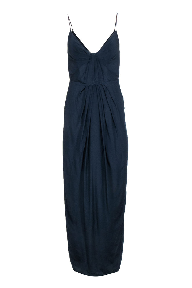 Current Boutique-Zimmermann - Dark Navy Spaghetti Strap Maxi Dress Sz 6