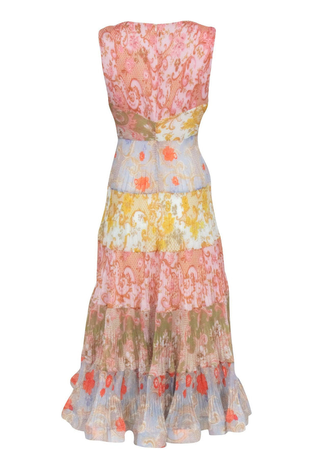 Current Boutique-Zimmermann - Multicolor Paisley Tiered Maxi Dress Sz 8