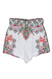Current Boutique-Zimmermann - Ivory Lined Multi Color Paisley Print Sz 6
