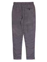 Current Boutique-3.1 Phillip Lim - Navy Grid Printed Taper Leg Pants Sz 0