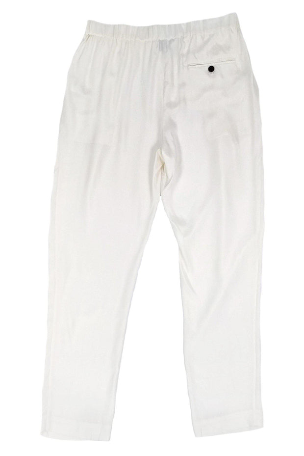 Current Boutique-3.1 Phillip Lim - Ivory Silk Joggers Sz 8