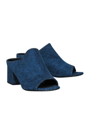 Current Boutique-3.1 Phillip Lim - Blue Denim Open Toe Mule Heels Sz 6