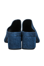 Current Boutique-3.1 Phillip Lim - Blue Denim Open Toe Mule Heels Sz 6