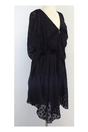 Current Boutique-3.1 Phillip Lim - Black Print Silk Dress Sz 8