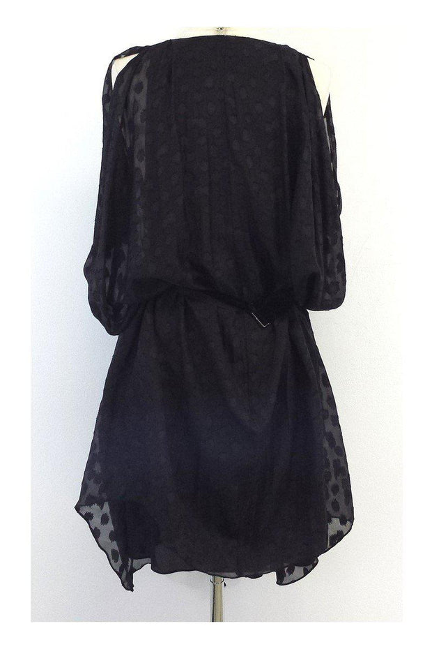 Current Boutique-3.1 Phillip Lim - Black Print Silk Dress Sz 8